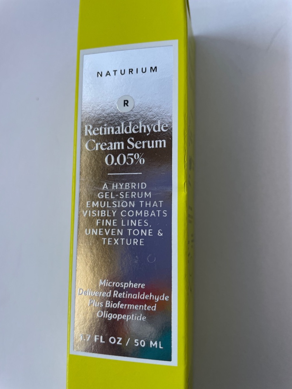 NIB NATURIUM Retinaldehyde Cream Serum 0.05%. - Picture 4 of 8